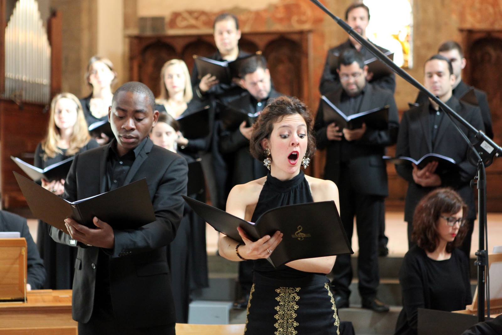 Flûtistes baroques en concert